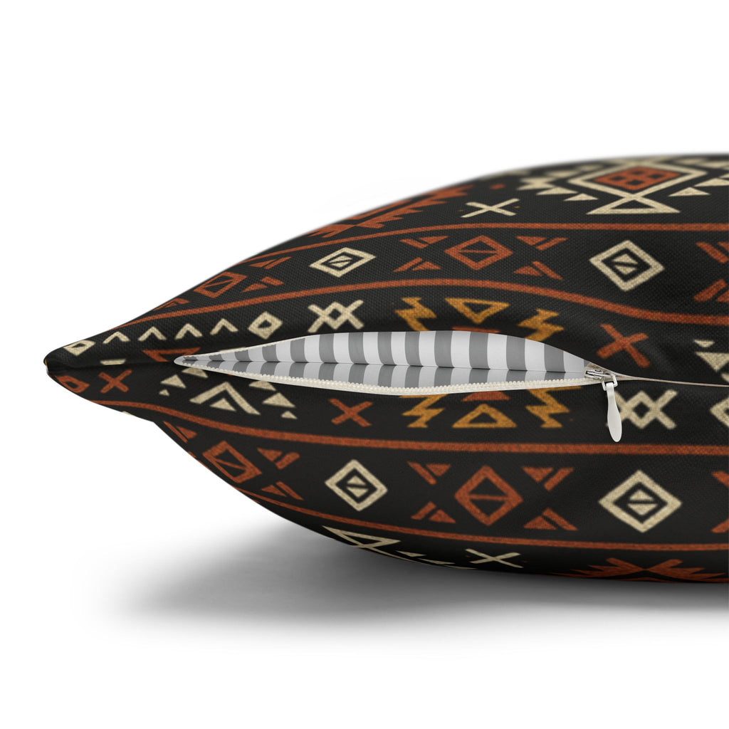 Southwestern Geometric Pattern Pillowcase | Aztec Stripe Boho Home Decor
