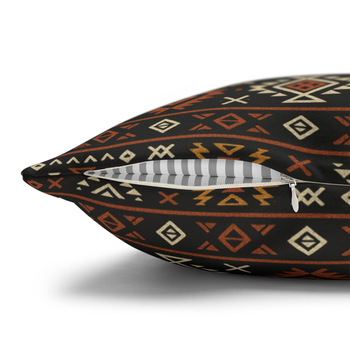 Southwestern Geometric Pattern Pillowcase | Aztec Stripe Boho Home Decor