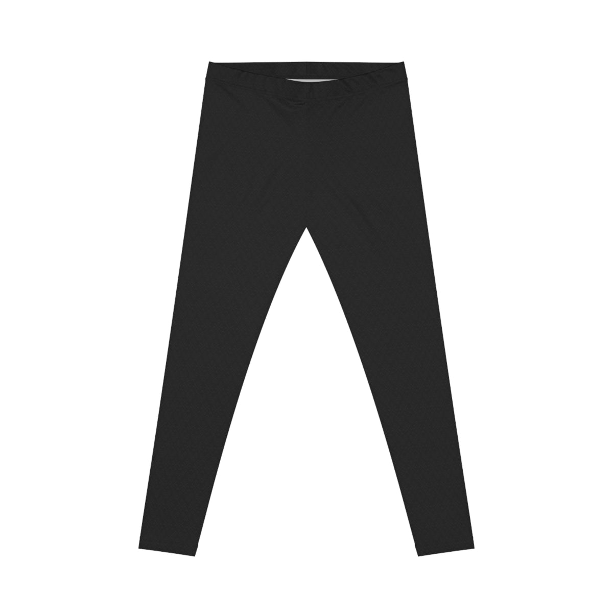 Solid Black Leggings, All-Over Print Leggings