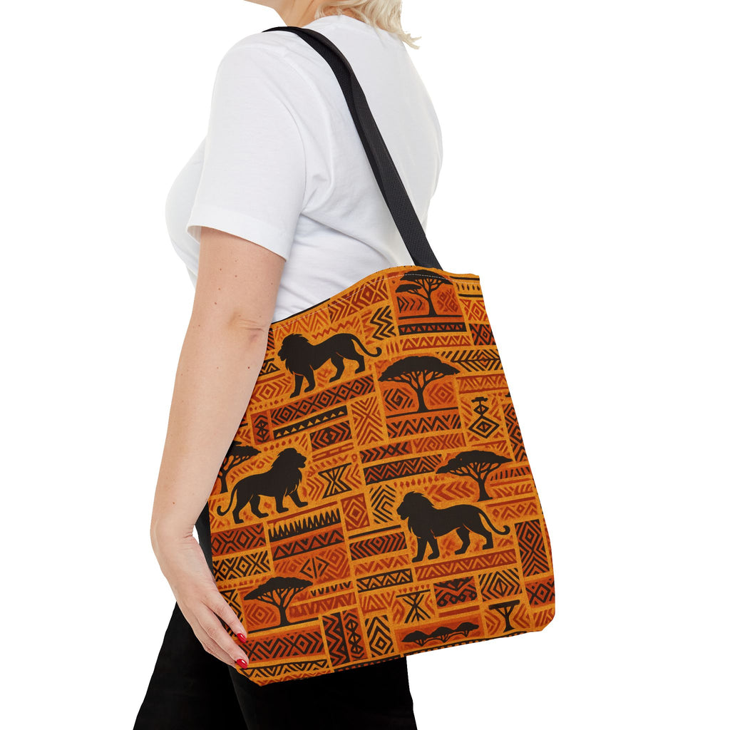 African Safari Lion Pattern Tote