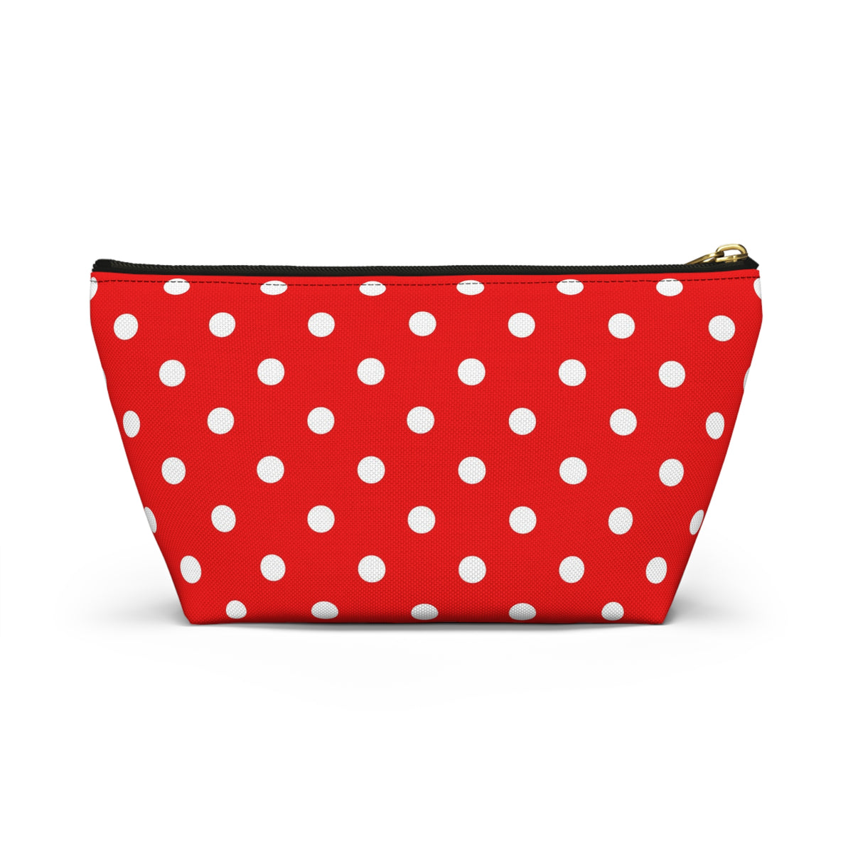 Red White Polka Dot Accessory Pouch