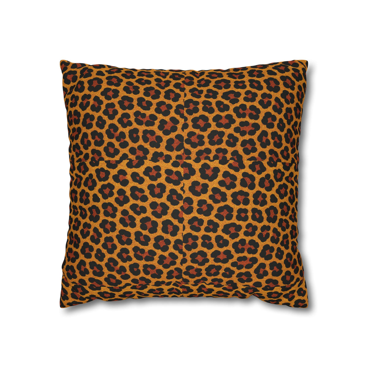 Leopard Print Pillowcase | Square Polyester Throw Pillowcase