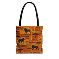 African Safari Lion Pattern Tote