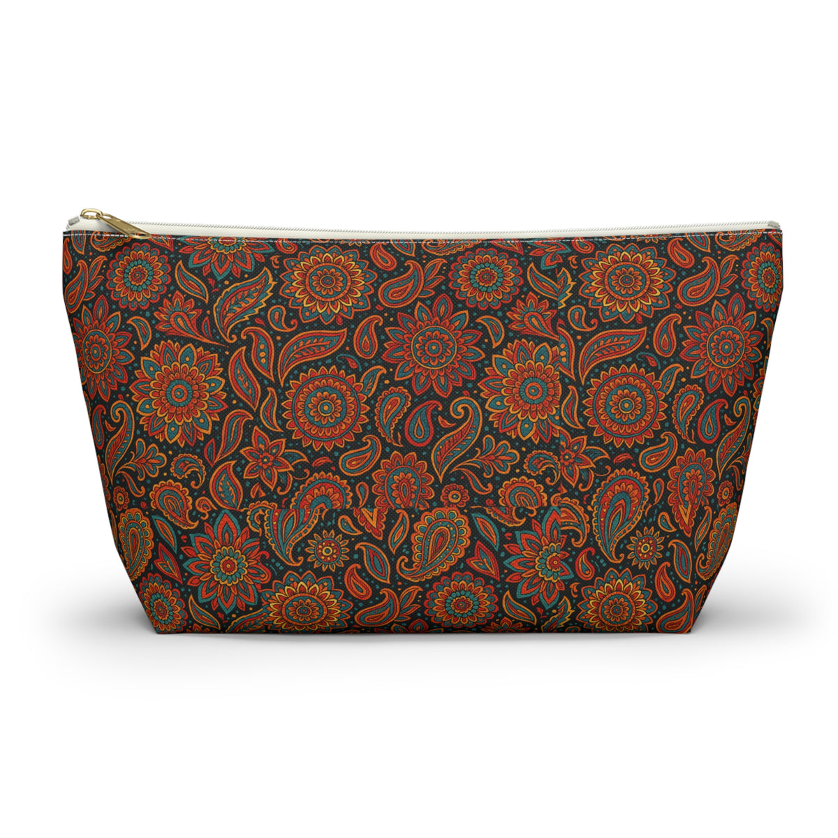 Bohemian Accessory Pouch, Makeup Bag, Travel Organizer, Toiletry Case, Gift for Her, Mandala Design