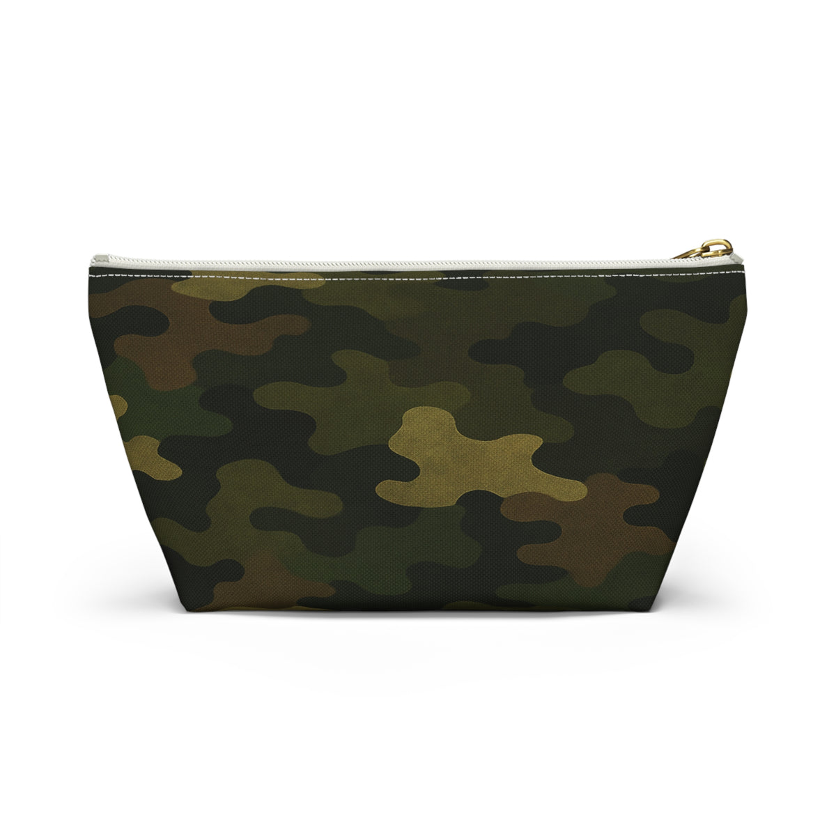 Camo Pattern Accessory Pouch | T-Bottom Zipper Pouch