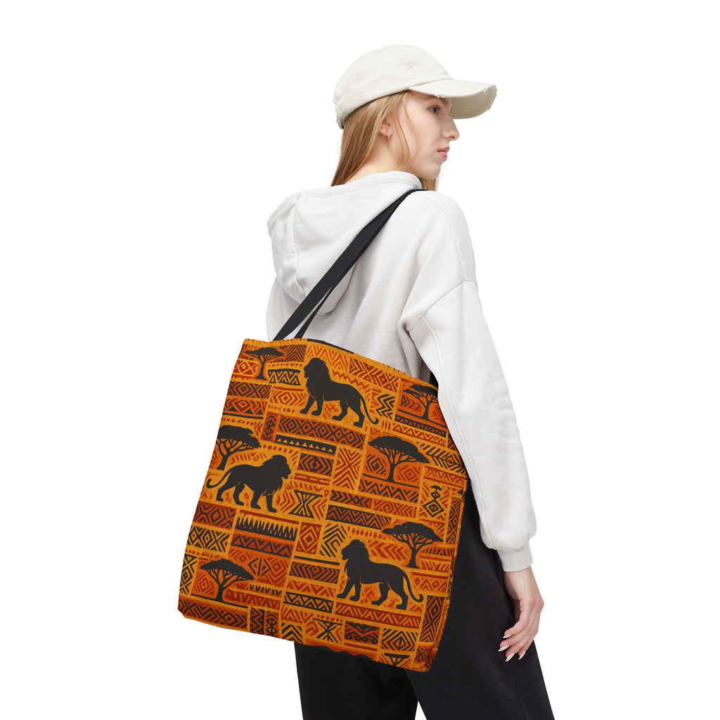 African Safari Lion Pattern Tote