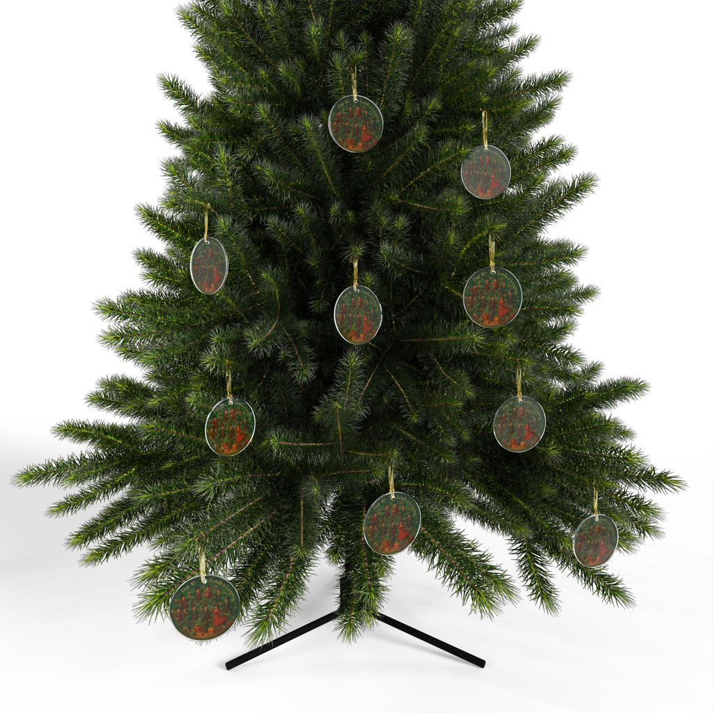 Ten Lords a-Leaping Ornament | Acrylic Christmas Tree Decoration | 12 Days of Christmas Ornament  Holiday Keepsake Gift & Festive Home Décor