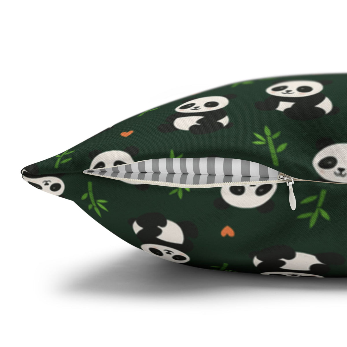 Panda Pattern Pillowcase, Decorative Pillow Cover, Animal Print Cushion Case, Cute Home Decor Accent, Gift for Panda Lovers