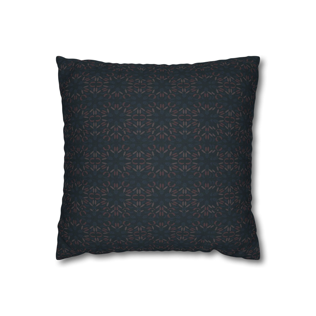 Dark Geometric Mosaic Pillowcase | Spun Polyester Square Pillowcase