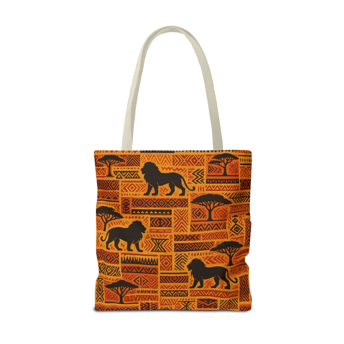 African Safari Lion Pattern Tote