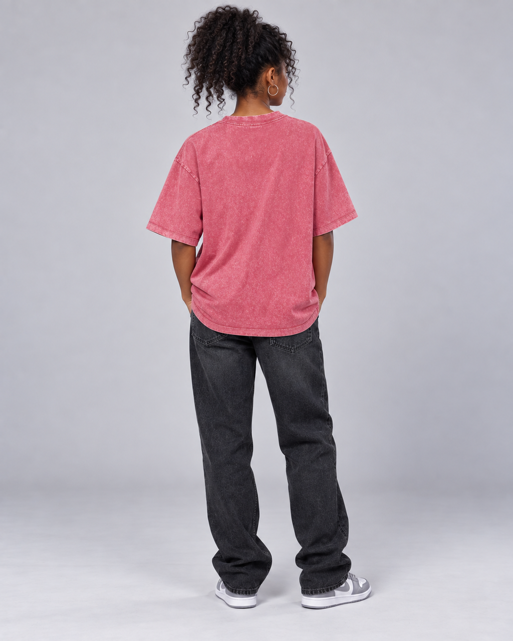 Kids & Teens Dragon and Tiger Mythic Clash – Snow Wash Raw-Hem Boxy T-Shirt