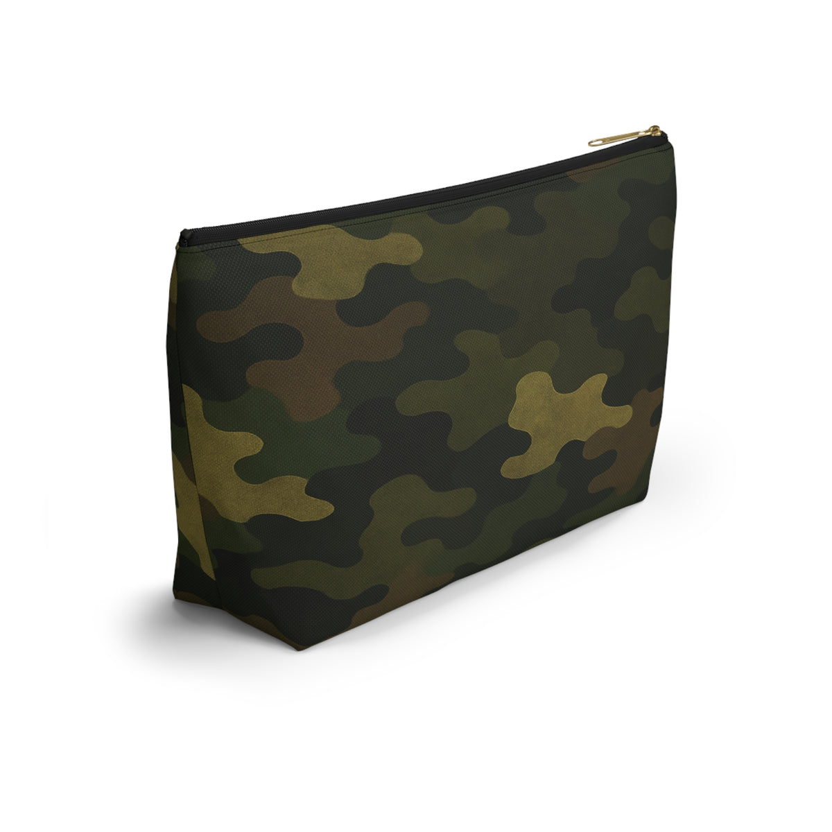 Camo Pattern Accessory Pouch | T-Bottom Zipper Pouch