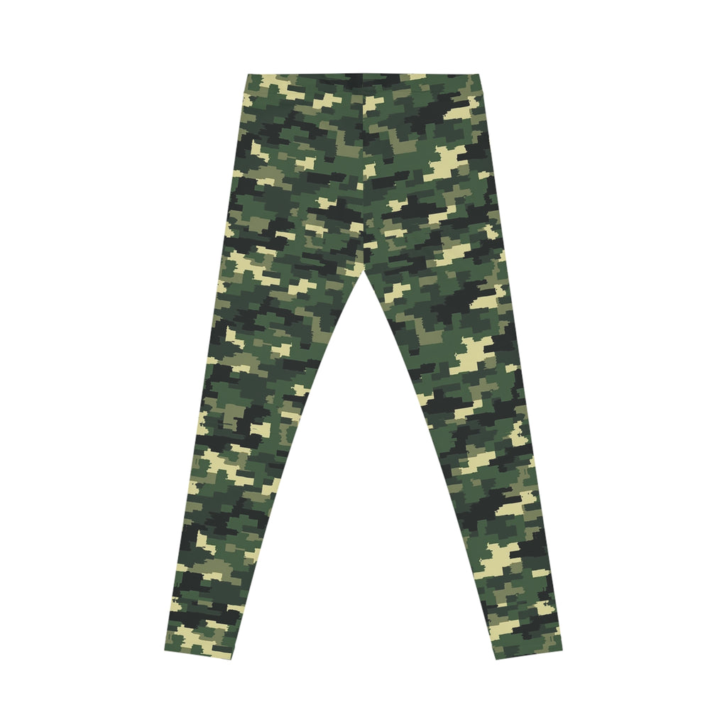 Army Pattern Leggings | Women's Casual Leggings, All-Over-Print, Military Style Pants, Camouflage Leggings, Army Print Fashion Tights