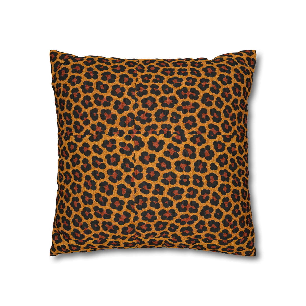 Leopard Print Pillowcase | Square Polyester Throw Pillowcase