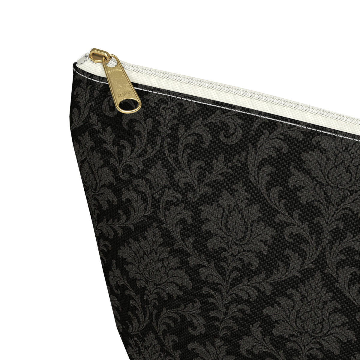 Black Damask Accessory Pouch