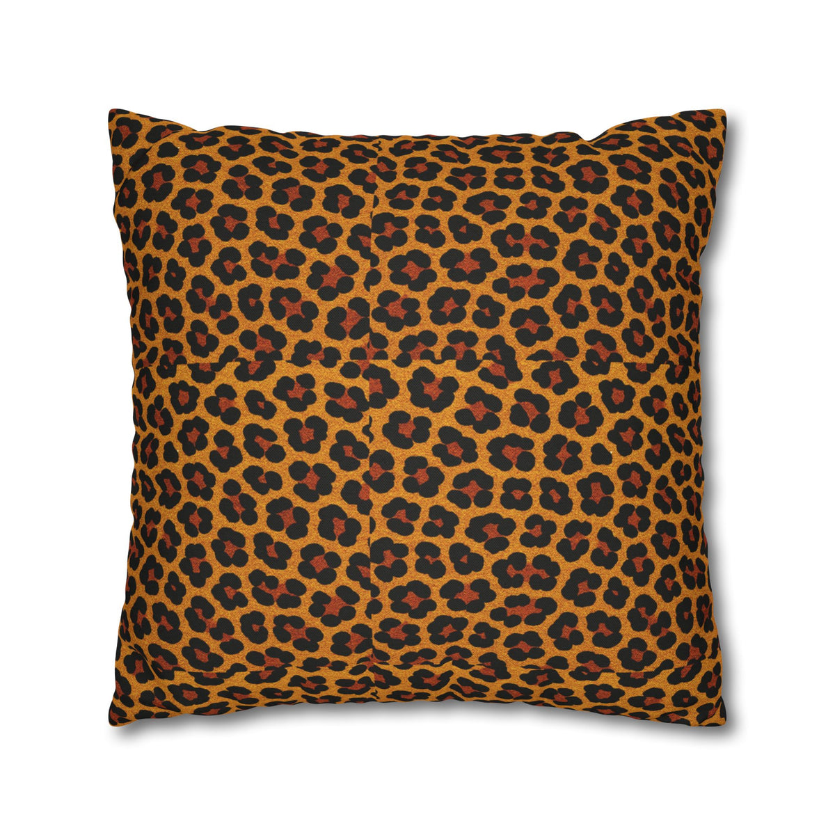 Leopard Print Pillowcase | Square Polyester Throw Pillowcase