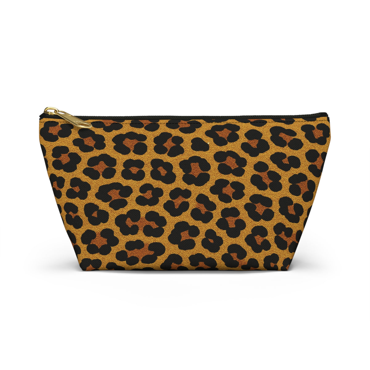 Leopard Print Accessory Pouch | T-Bottom Cosmetic Bag