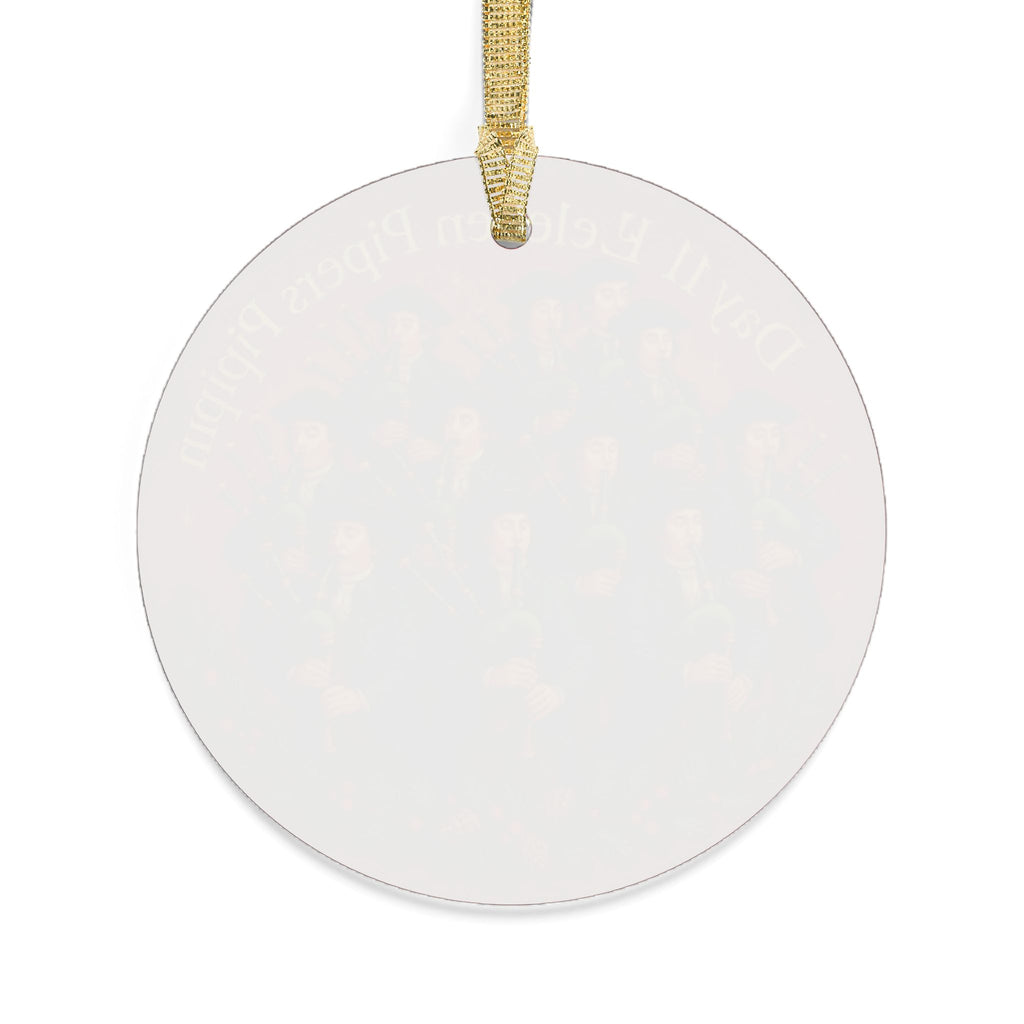 Eleven Pipers Piping Ornament | Acrylic Christmas Tree Decoration | 12 Days of Christmas Ornament