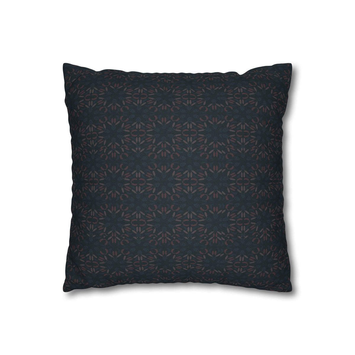 Dark Geometric Mosaic Pillowcase | Spun Polyester Square Pillowcase