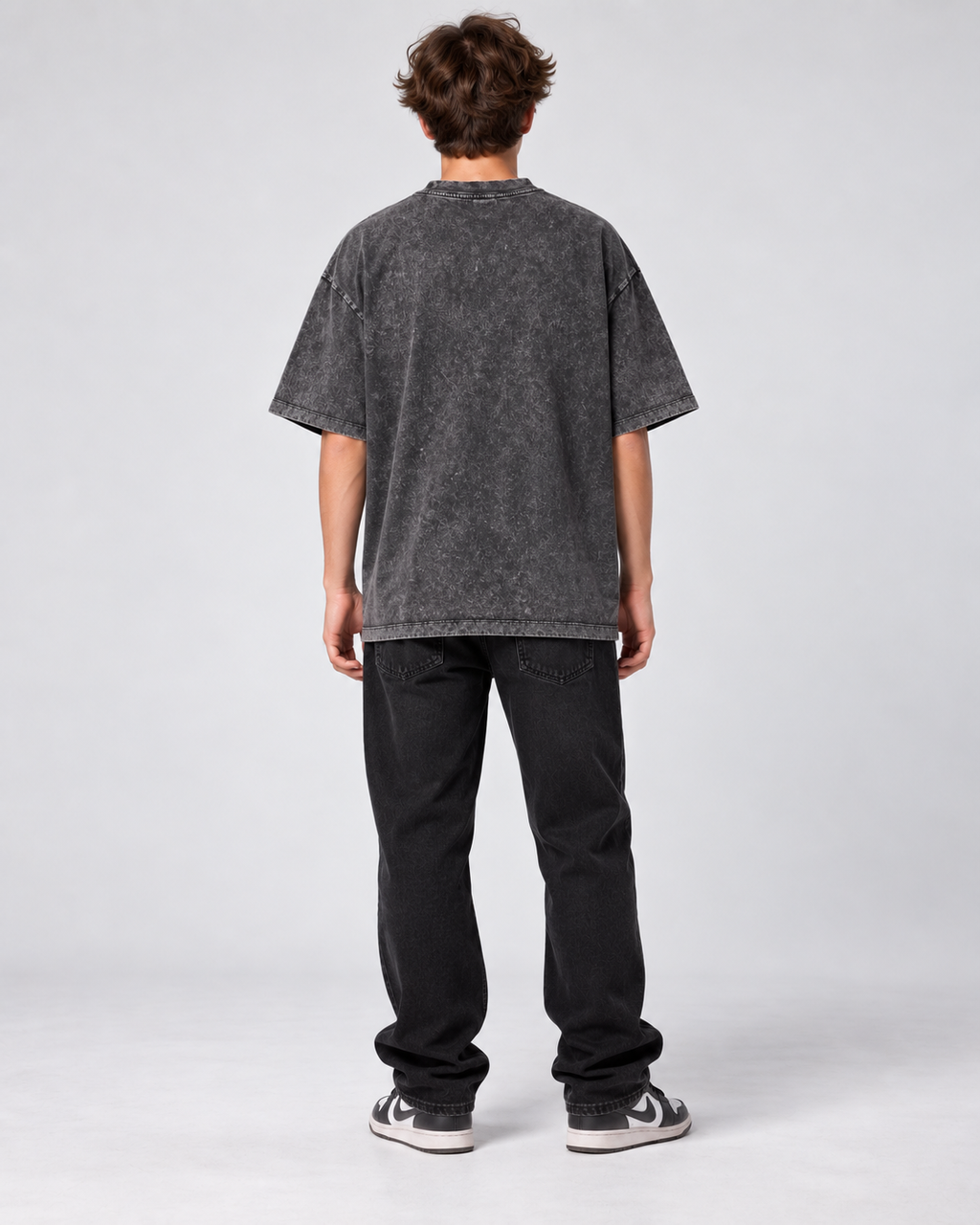 Kids & Teens Unified Celestial Tree Snow Washed Oversized Cotton T-Shirt