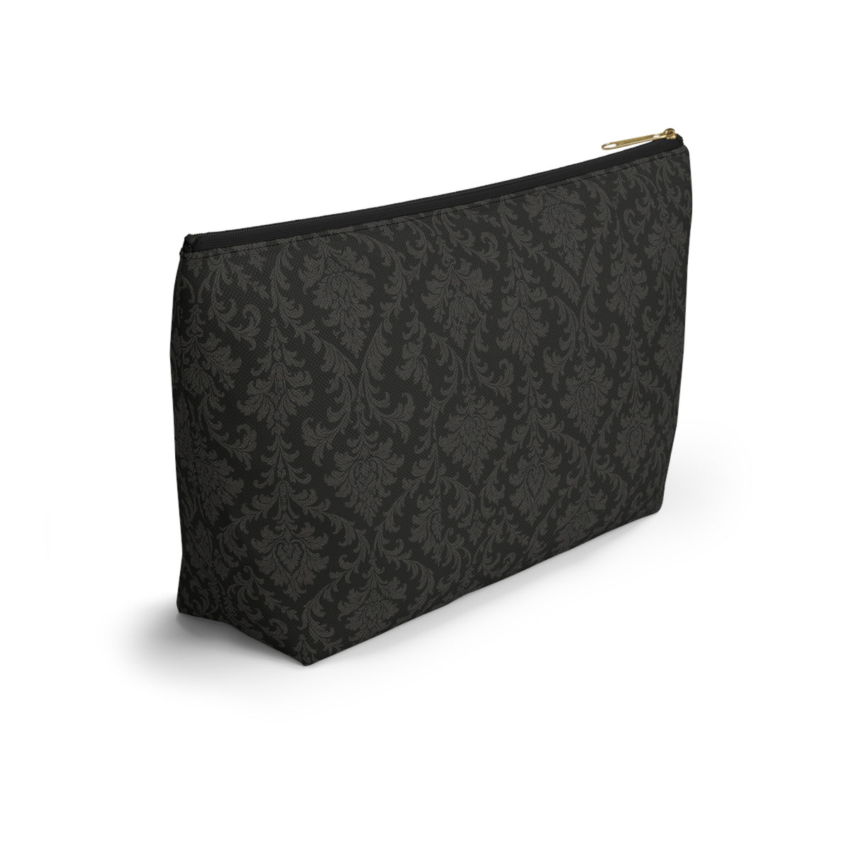 Black Damask Accessory Pouch