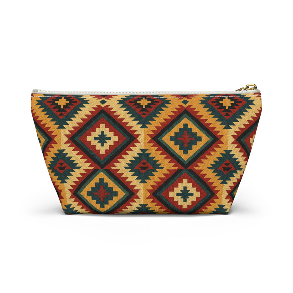 Southwestern Diamond Pattern Accessory Pouch