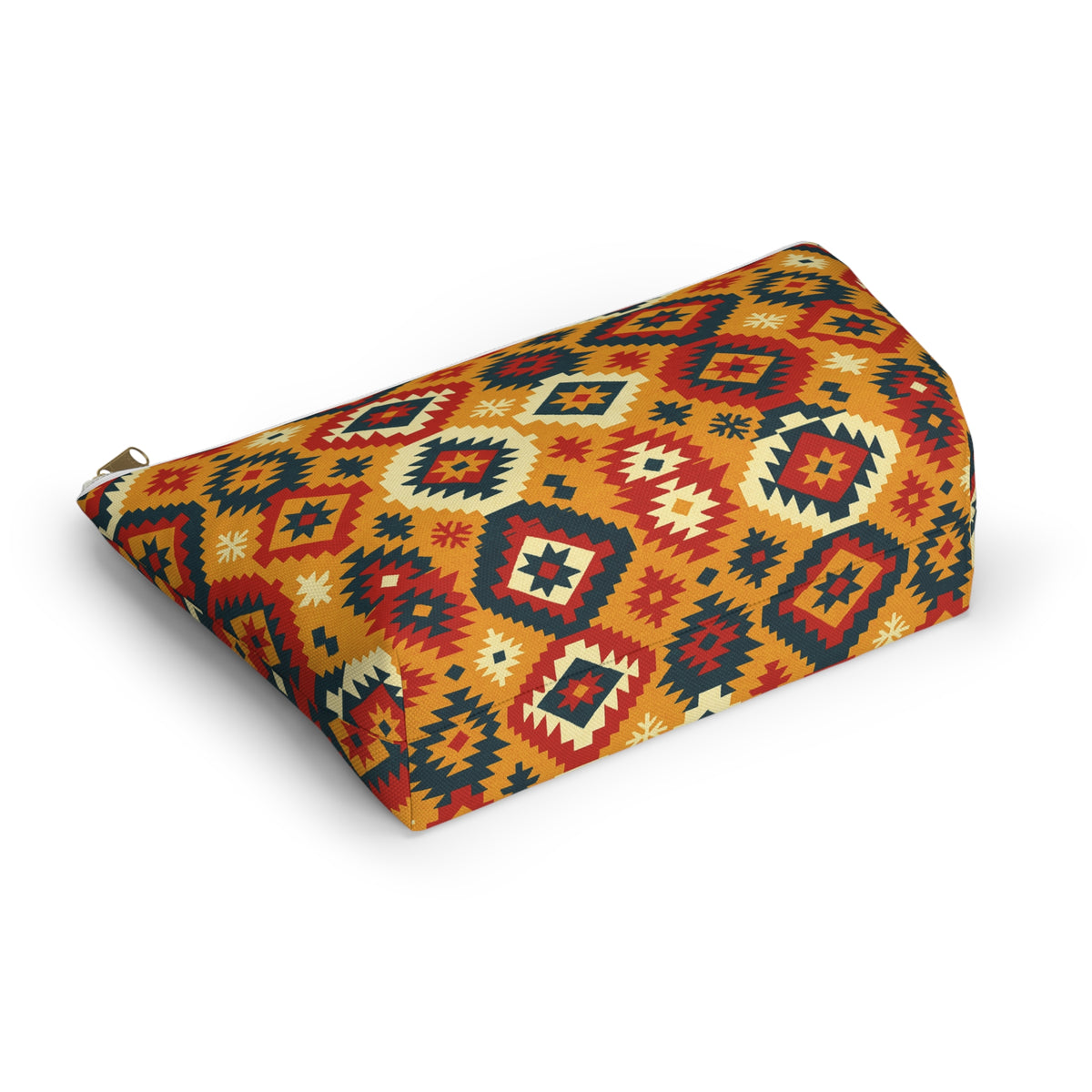 Southwestern Geometric Accessory Pouch | T-Bottom Makeup Bag