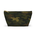 Camo Pattern Accessory Pouch | T-Bottom Zipper Pouch