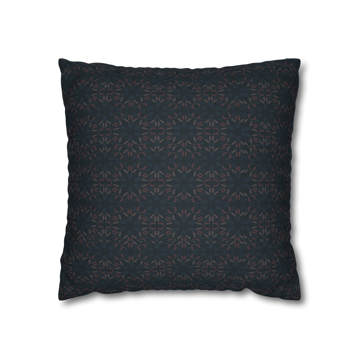 Dark Geometric Mosaic Pillowcase | Spun Polyester Square Pillowcase