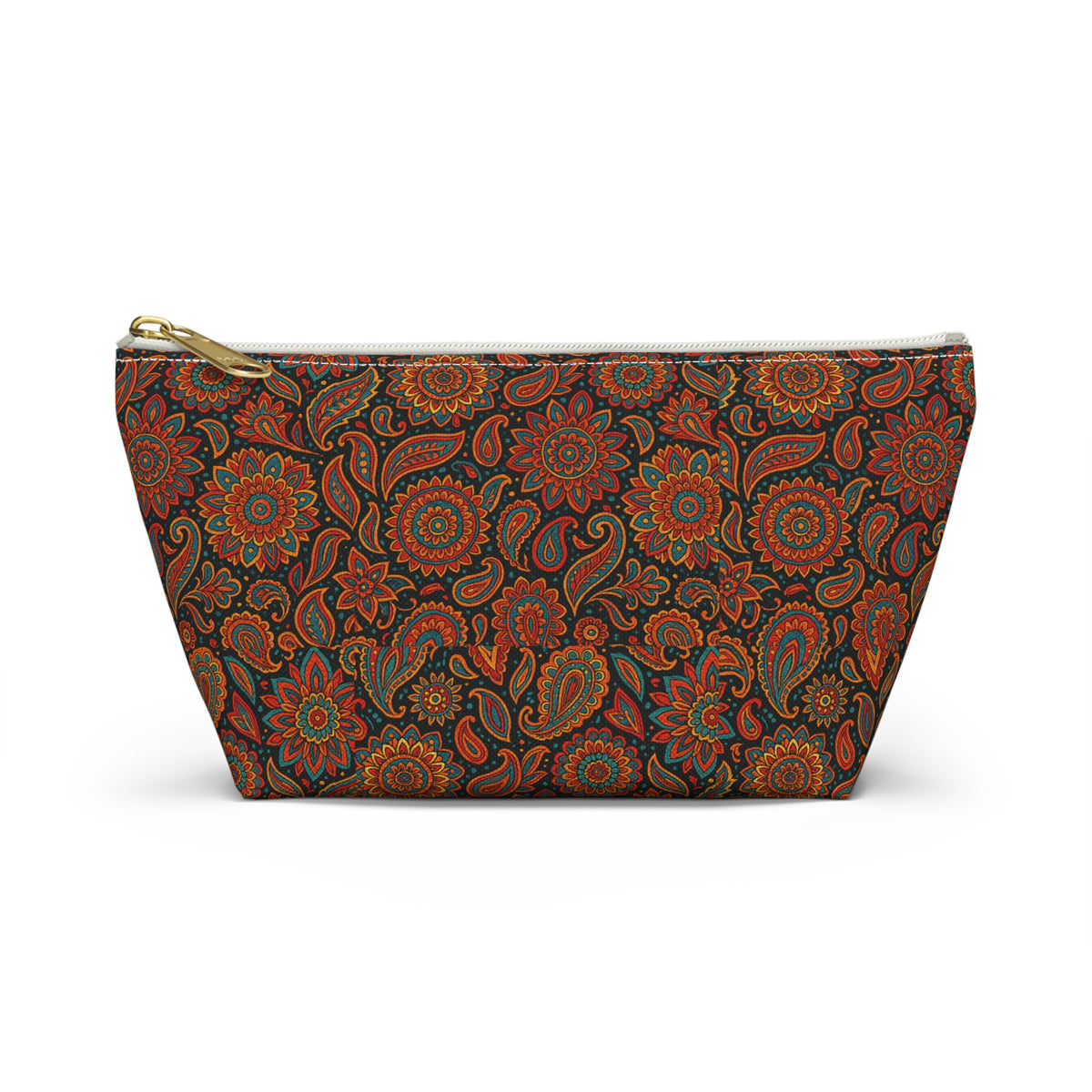 Bohemian Accessory Pouch, Makeup Bag, Travel Organizer, Toiletry Case, Gift for Her, Mandala Design