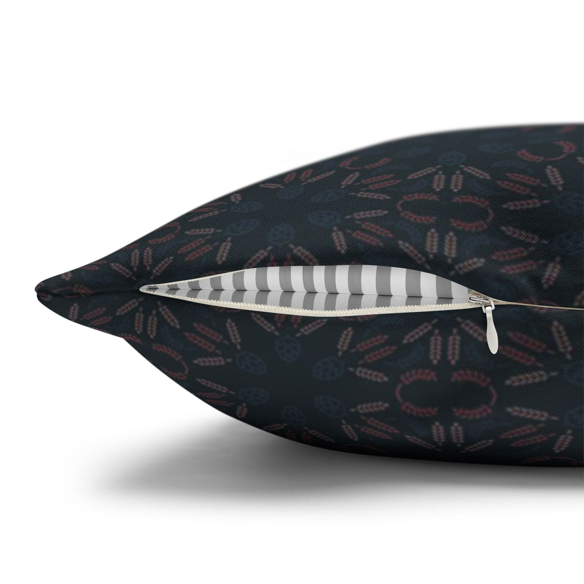 Dark Geometric Mosaic Pillowcase | Spun Polyester Square Pillowcase