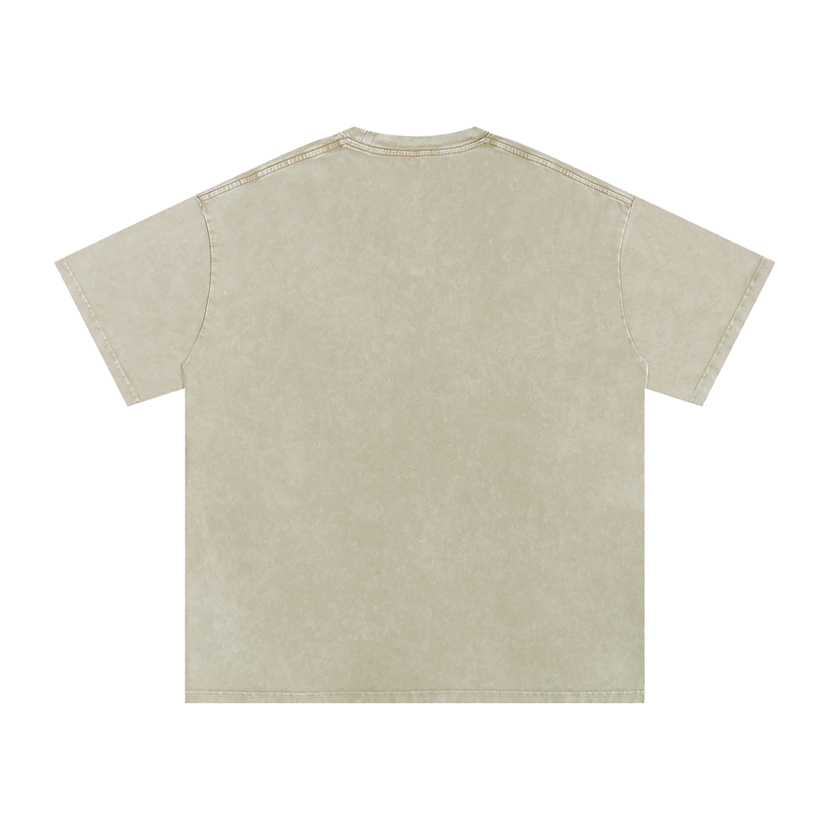 Time Reveals Everything - Snow Washed Oversized Cotton Graphic T-Shirt