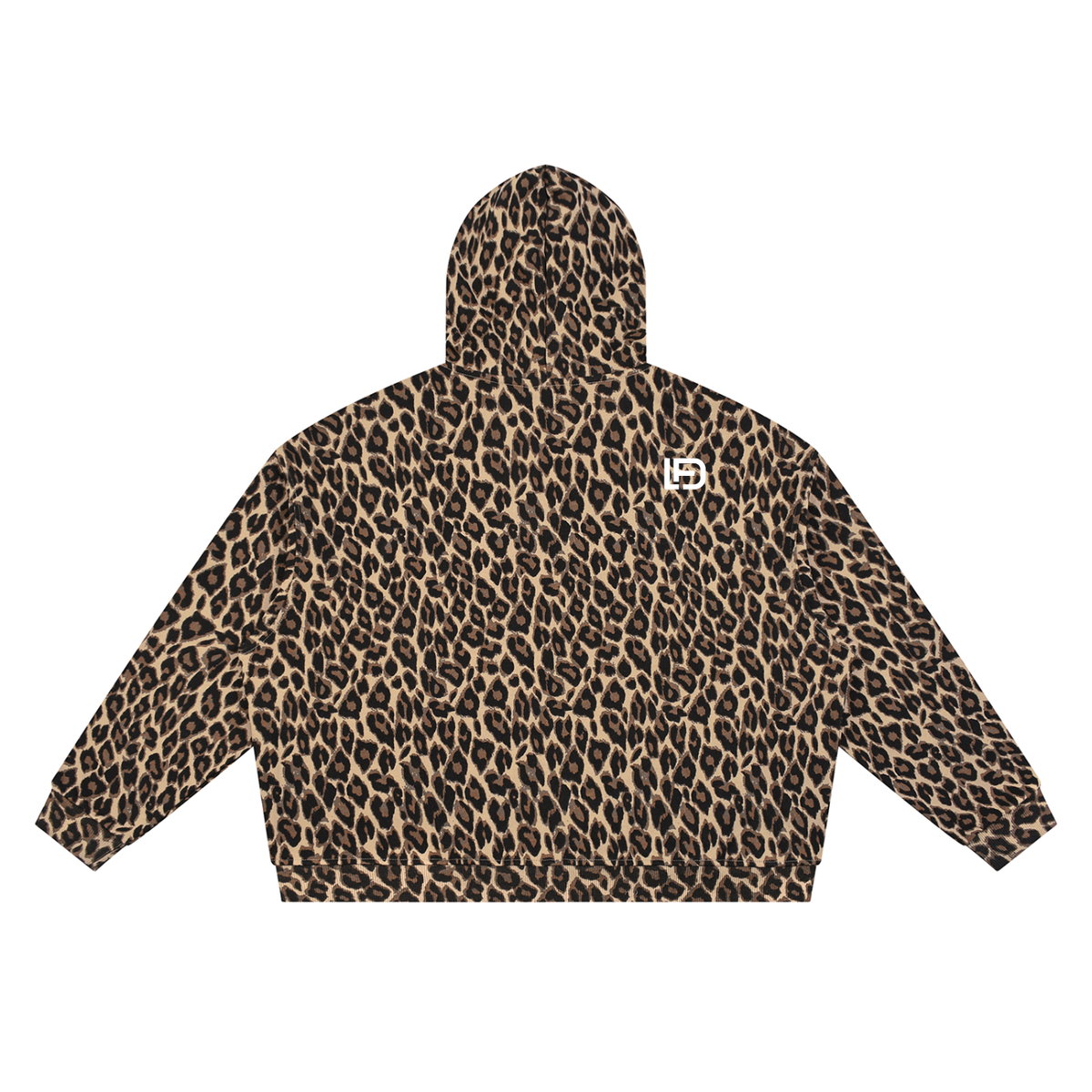 Leopard Full Zip Hoodie