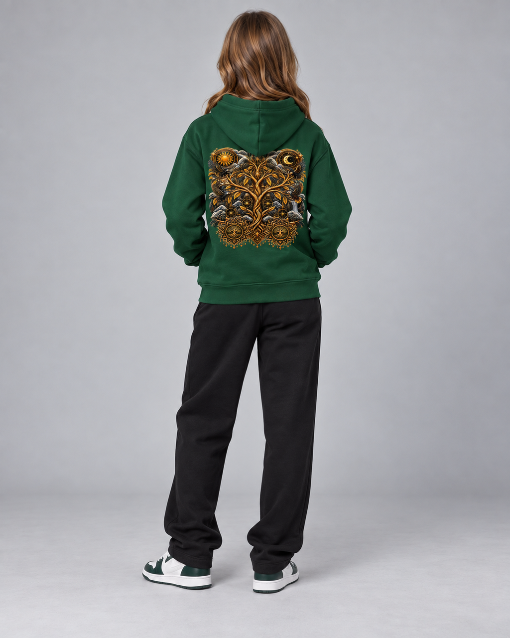 Kids & Teens Unified Celestial Tree Fleece Hoodie