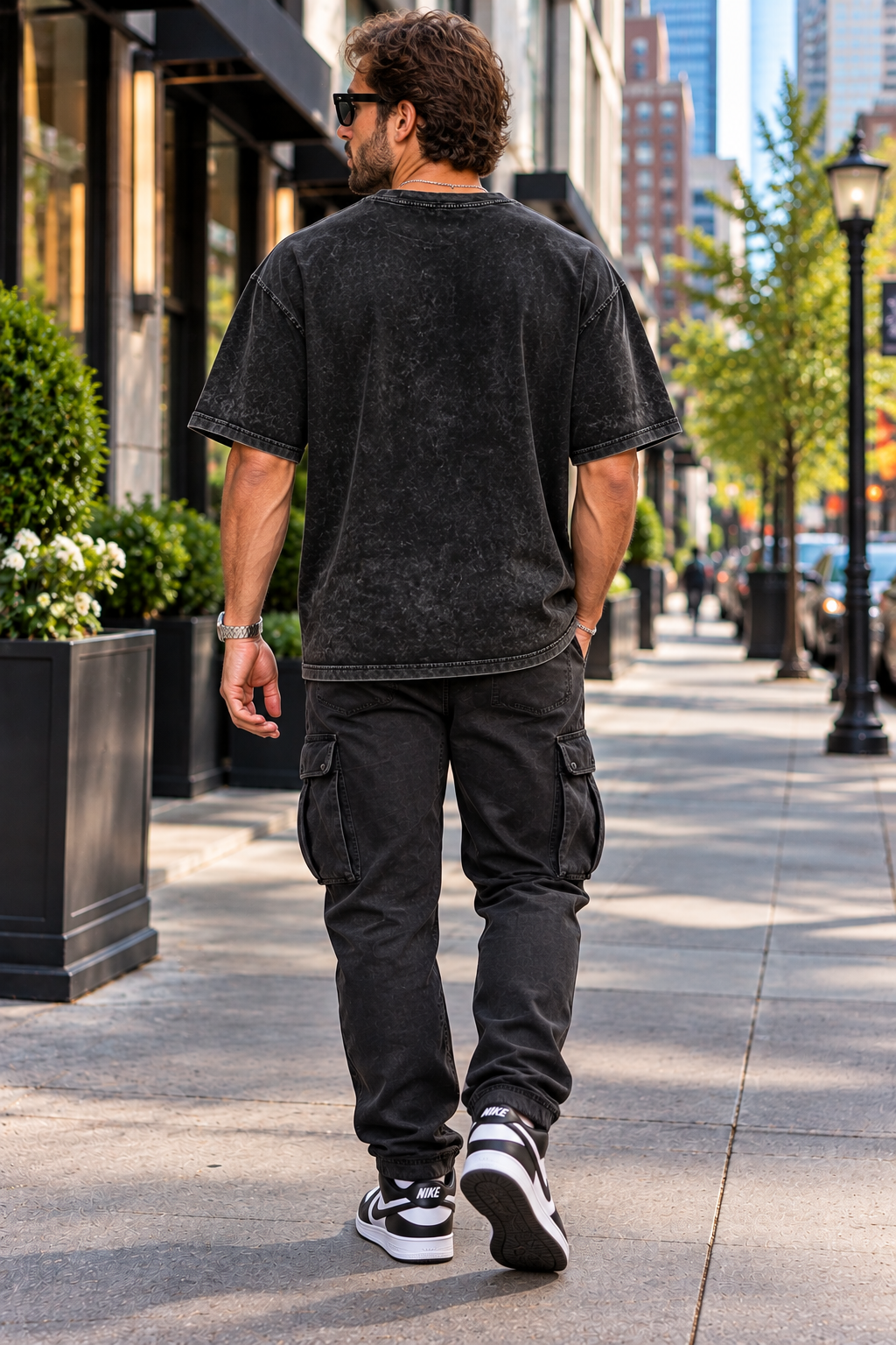 Made Through the Storm Snow Washed Oversized Cotton T-Shirt