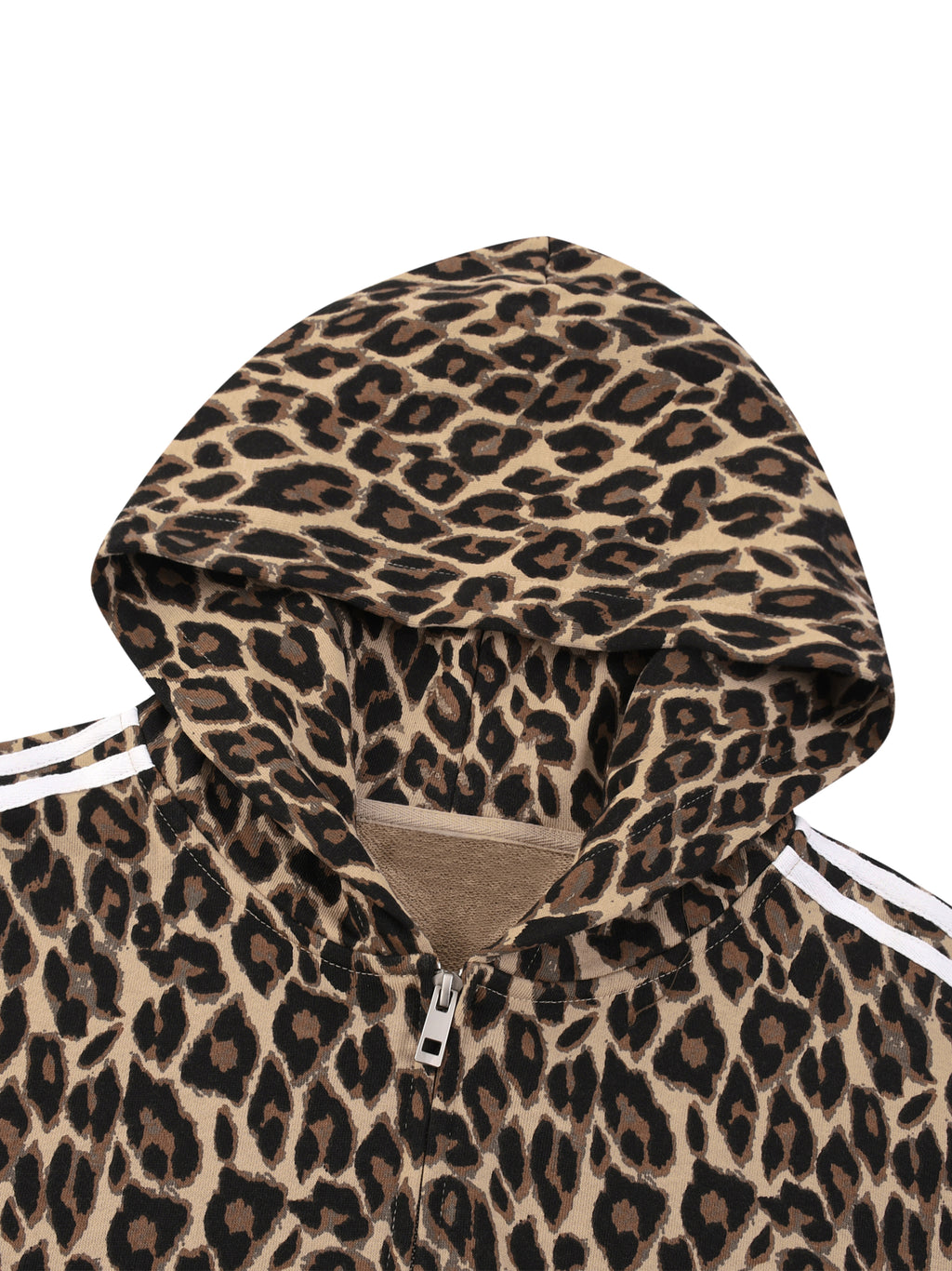 Leopard Full Zip Hoodie