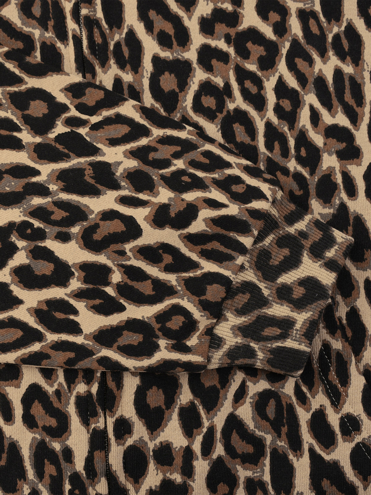 Leopard Full Zip Hoodie