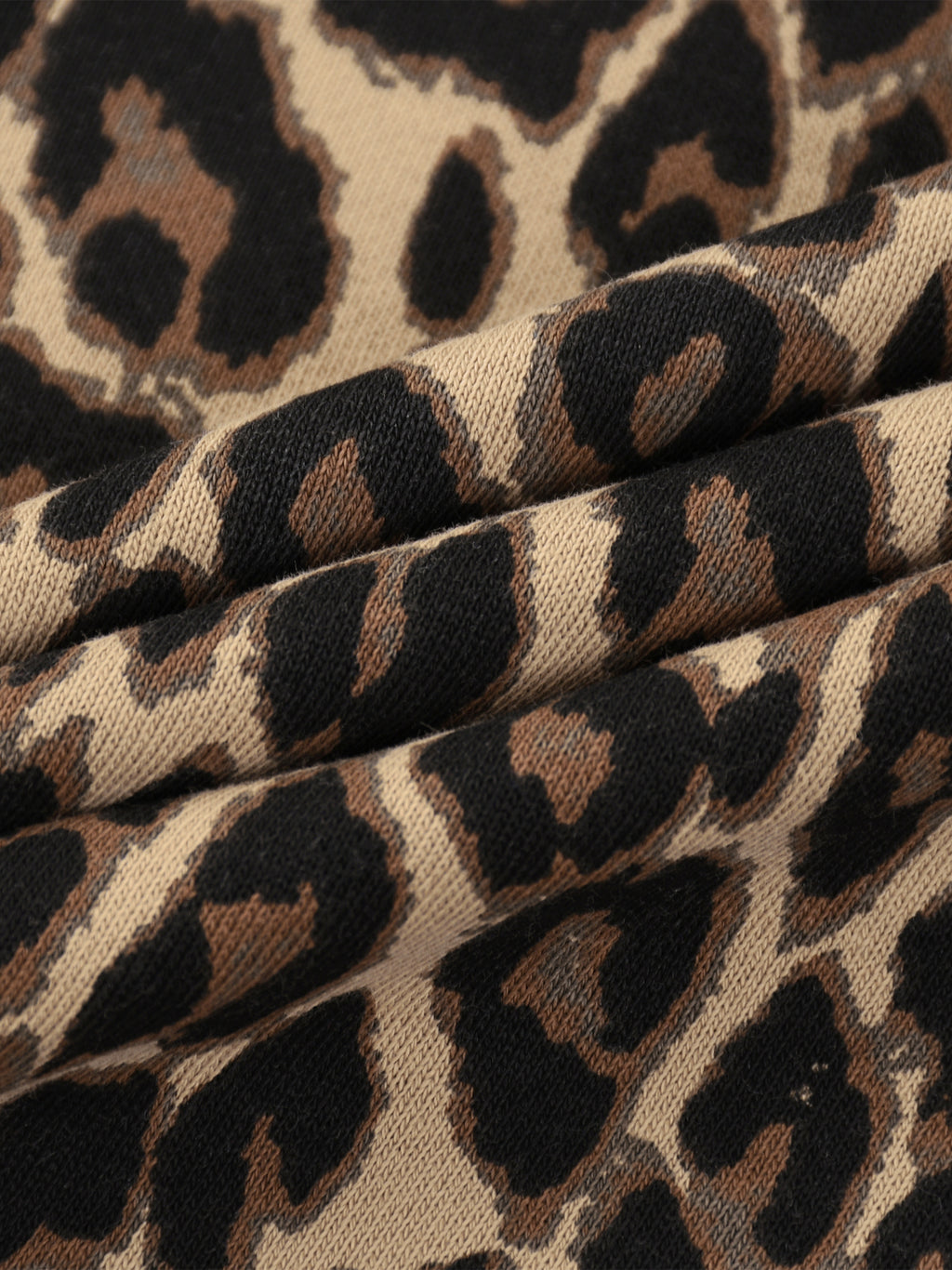 Leopard Full Zip Hoodie
