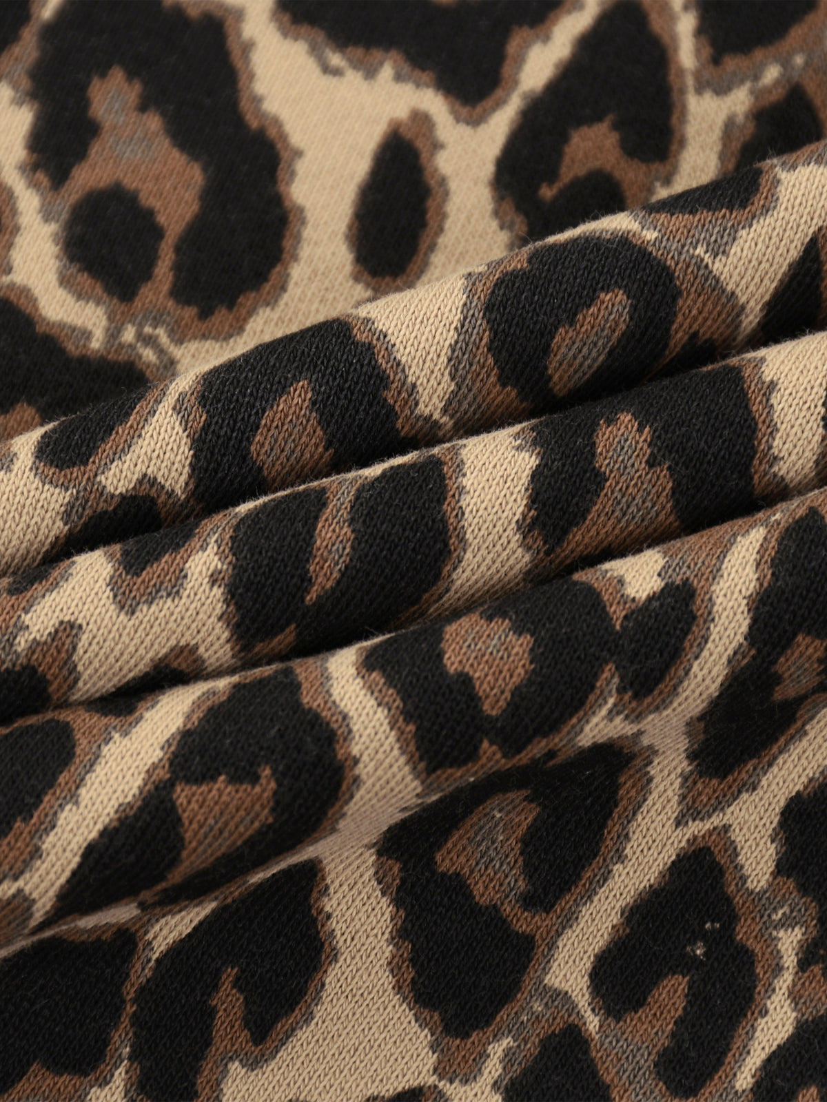 Leopard Full Zip Hoodie