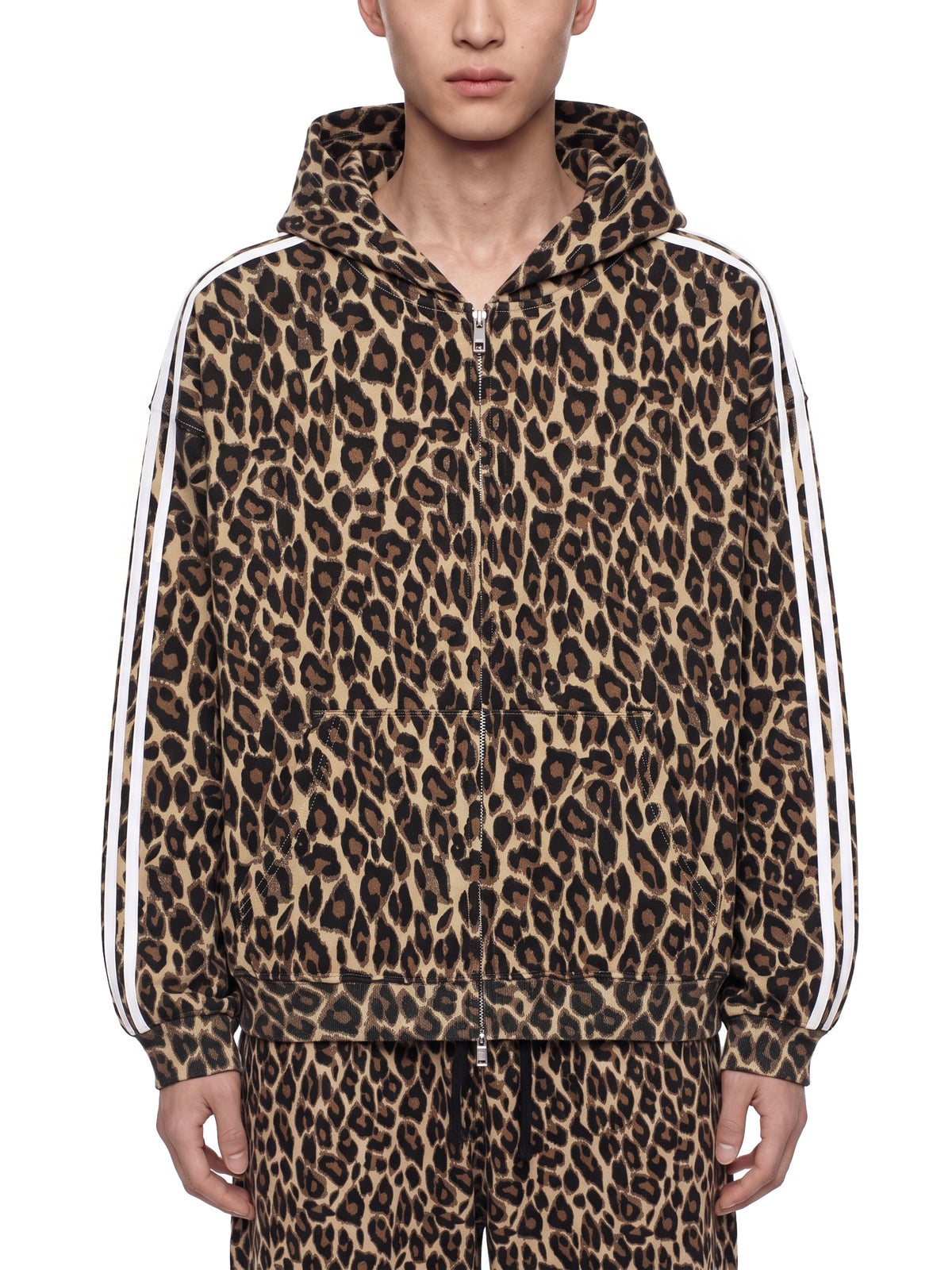 Leopard Full Zip Hoodie