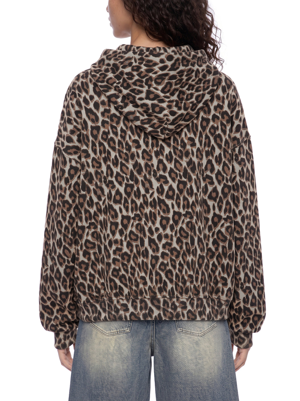 Leopard Full Zip Hoodie