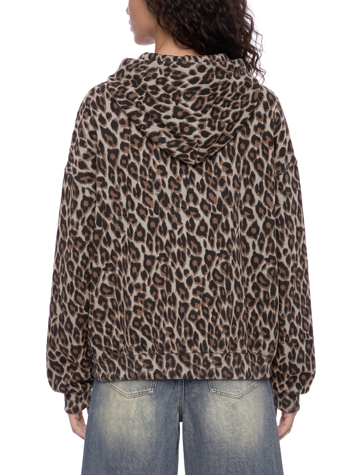 Leopard Full Zip Hoodie